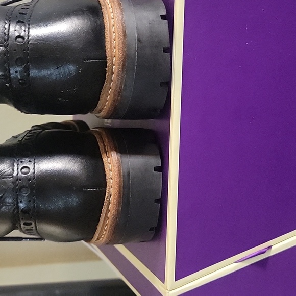 Gernson wingtip Genuine leather boots - Picture 2 of 5